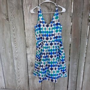 Banana Republic polkadot dress size 12